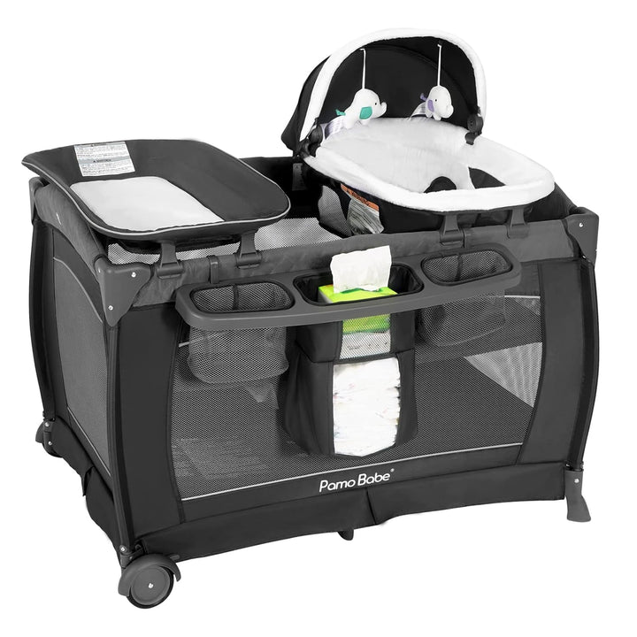 Portable Playpen Foldable Playard for Baby and Toddler Mattress, Changing Table for Newborn Portable Playard