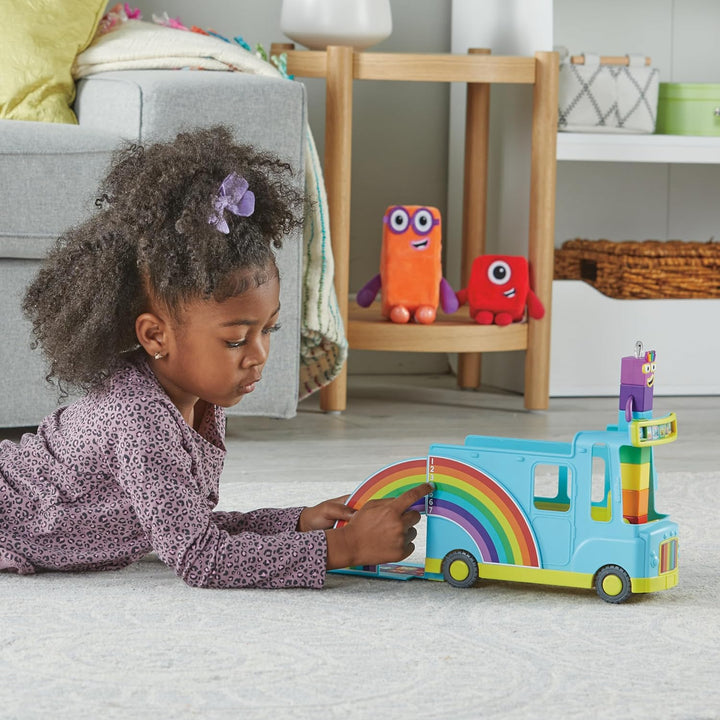 Numberblocks Rainbow Counting Bus, Music Toys for Kids Ages 3-5, Toddler Musical Toys, Play Figure Playsets, Number Toys, Preschool Learning Toys, Math Toys, Birthday Gifts for Kids
