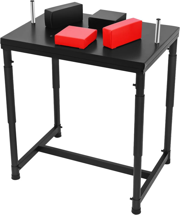 Arm Wrestling Table - Professional Battle Table,Standard Arm Wrestling Table Training Equipment,Competition Training Equipment for Home Gym & Club(Black)
