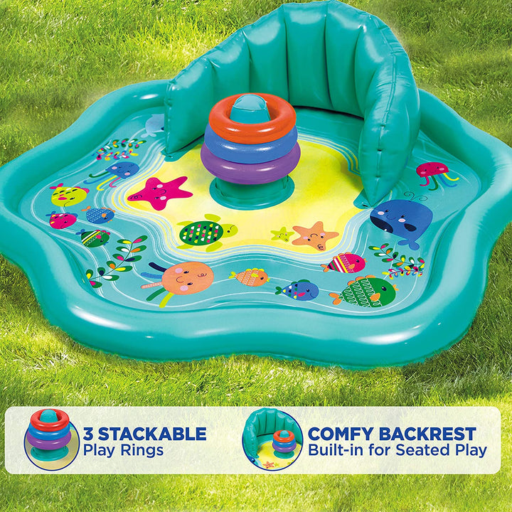 Infant Baby Pool Floats, Free Swimming, Super Buoyant – Ages 6-24 Months – Multiple Colors/Styles – Adjustable Canopies and Seats, Splash & Play Baby Floaties