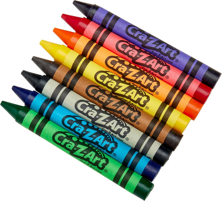 8Ct Jumbo Crayons for Children, Back to School Essential for Ages 3 and Up