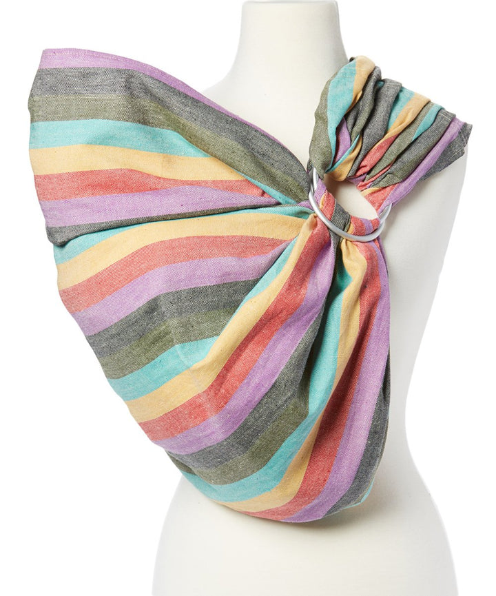 Ring Sling Baby Carrier for Infants and Toddlers - Beautiful, 100% Soft Cotton Baby Wraps Carrier for Babies 8-35 Lbs - Perfect Baby Shower Gifts Moms and Dads - Nursing Cover (Midnight)