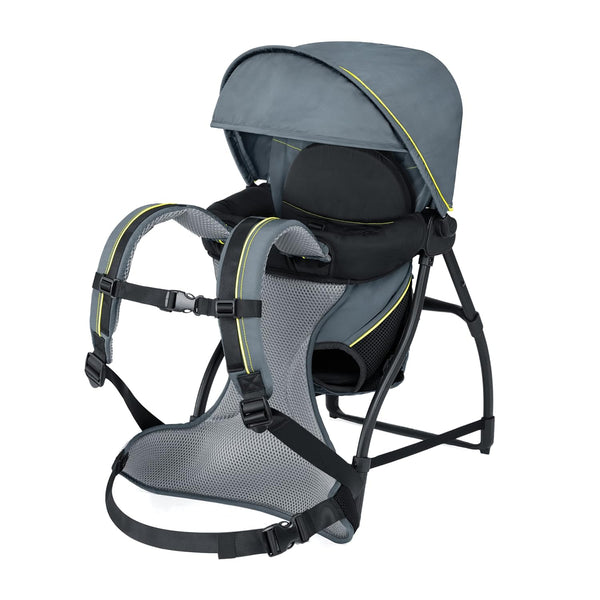 Smartsupport Aluminum Frame Backpack Carrier, Lightweight Baby Backpack Carrier | Solar/Grey