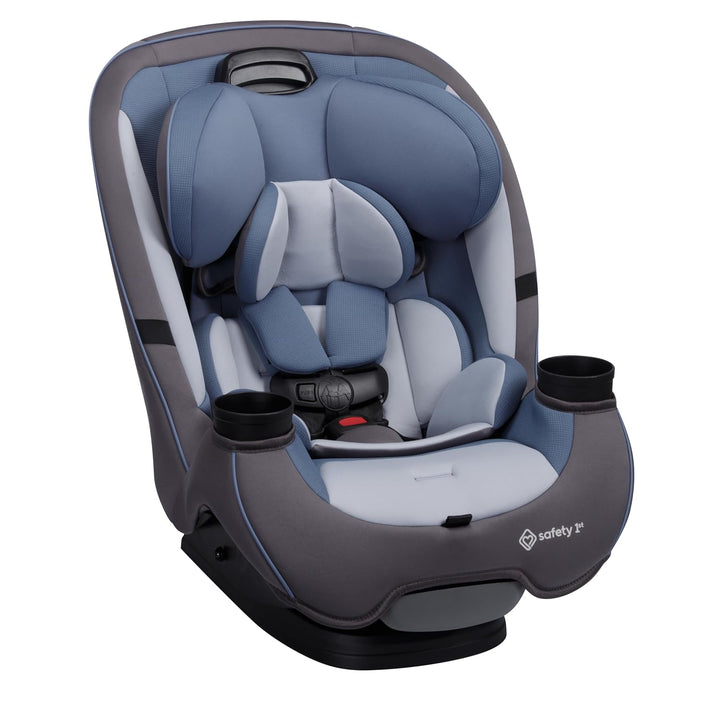 Grow and Go All-In-One Slim Convertible Car Seat, Rear Facing, 5-40 Lbs, Forward Facing (30–65 Lbs), High Back Booster Seat 40-100 Pounds, Alaskan Blue