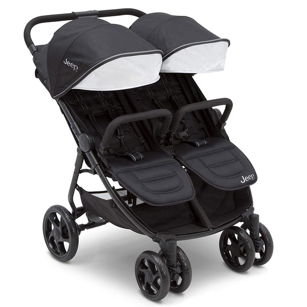 Jeep Destination Ultralight Side X Side Double Stroller, Midnight