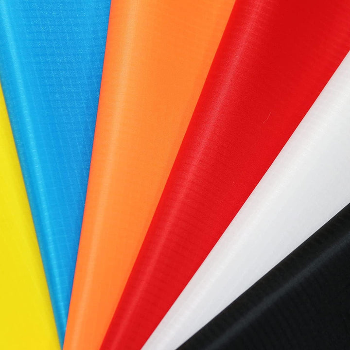 Nylon Ripstop Fabric, 6 Color Set: 60X39 Inch, 40D Waterproof, Lightweight, Windproof, Bulk Fabric for Kite, Tent, Flag, Bag, Tarp Cover, Outdoor DIY Project