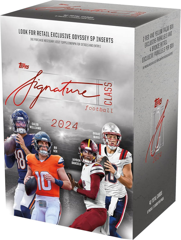 2024  Signature Class Football Trading Card Box (Look for Retail Exclusive Odyssey SP Inserts)
