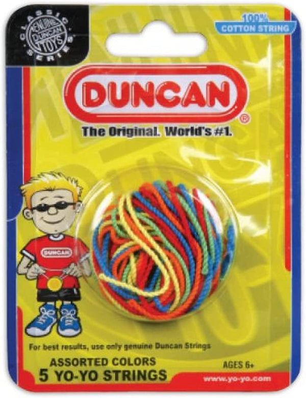 Toys Yo-Yo String [Assorted Colors] - Pack of 5 Cotton String for Plastic, Metal Yo-Yos