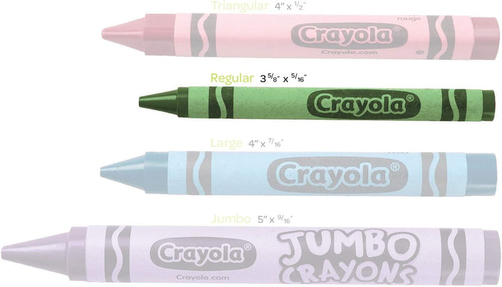 Crayons Bulk (24 Packs), Kids Back to School Essentials, Teacher Classroom Must Haves, Bulk School Supplies for Preschool & Kindergarten