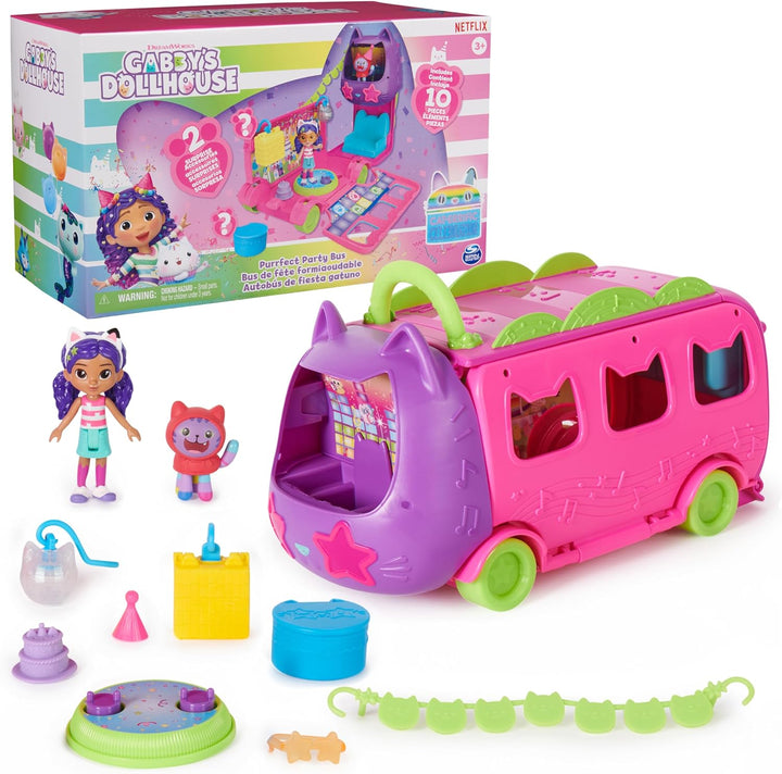 Gabby’S Dollhouse, Purr-Ific Pool Playset with Gabby and Mercat Figures, Color-Changing Mermaid Tails and Pool Accessories Kids Toys for Ages 3 and Up