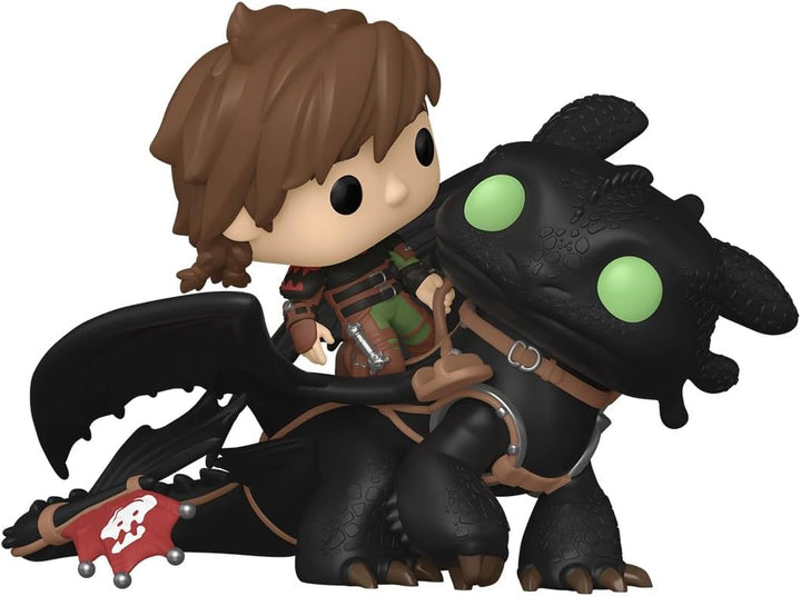 POP! Rides Deluxe: How to Train Your Dragon – Hiccup with Toothless - Collectable Vinyl Figure - Gift Idea - Official Merchandise - for Kids & Adults - Movies Fans