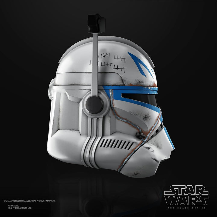 the Black Series Clone Captain Rex Premium Electronic Helmet, Ahsoka Adult Roleplay Item, Ages 14 and Up