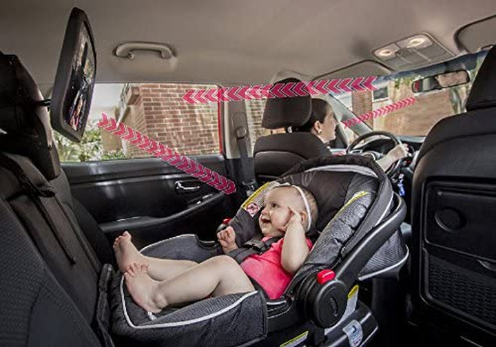 Baby Car Mirror, Rear Facing Car Seat Mirror Safety for Infant Newborn, Baby Mirror with Wide Rearview & 360° Rotation, Shatterproof & Easy Assembled Crash Tested
