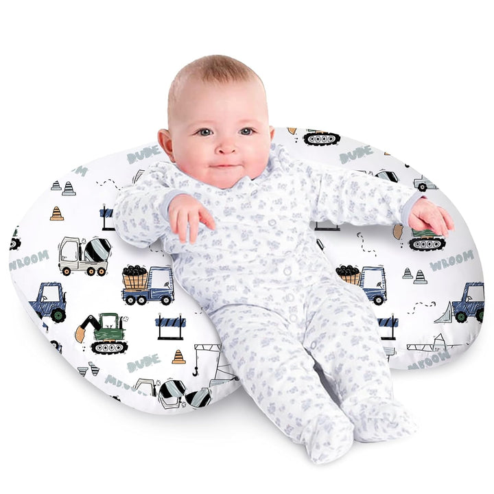 Nursing Pillow, Breast Feeding Pillows for Mom, Butterfly Soft Cover with Breathable Filling, Feeding Support Pillow for 0-12 Months, Multifunctional Support Cushion for Travel