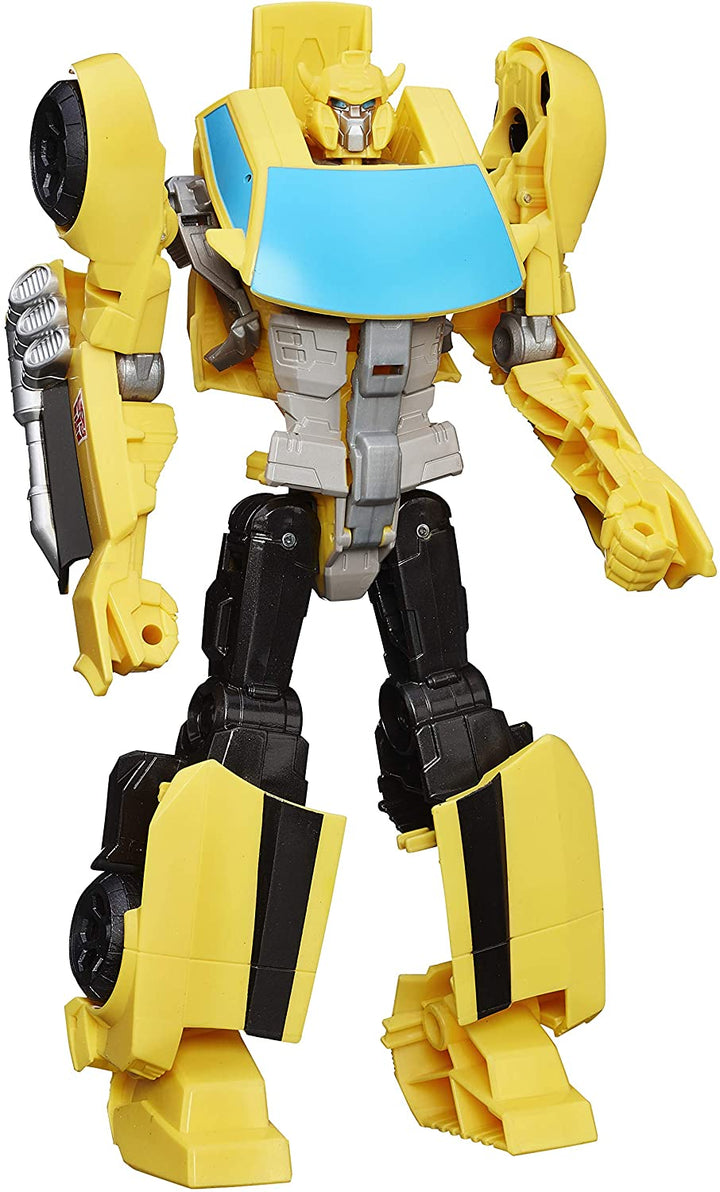 Toys Heroic Bumblebee Action Figure - Timeless Large-Scale Figure, Changes into Yellow Toy Car, 11" (Amazon Exclusive)