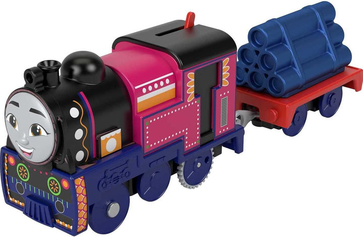 Motorized Toy Train Thomas Battery-Powered Engine with Cargo for Pretend Play Preschool Kids Ages 3+ Years​