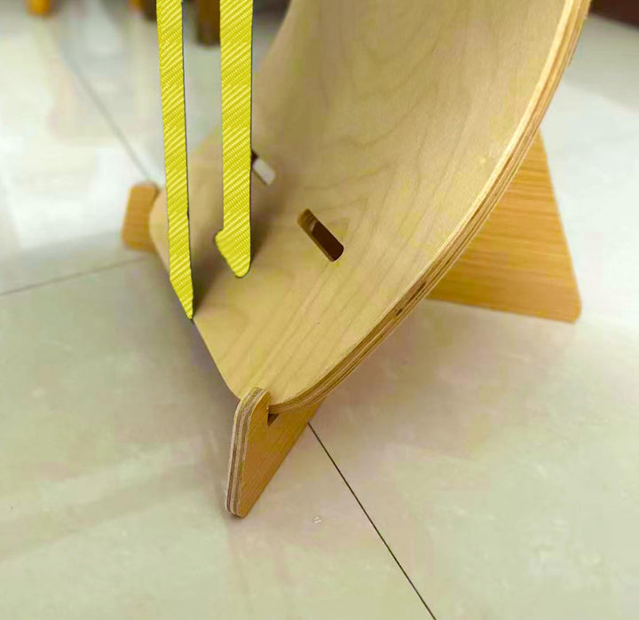 Balance Board Trainer for Adults Kids，Hockey Snowboard Wobble Board,Flat Belt Flexibility Trainer