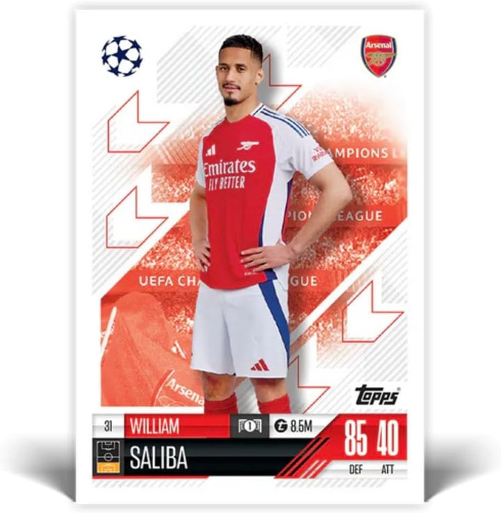 Match Attax Topps 24/25 New Premier League Soccer Trading Cards 1 Pack of 12 Soccer Cards 2024/2025 with s Sticker