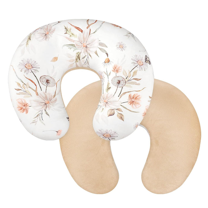 Nursing Pillow Cover 1 Pack, Removable Nursing Pillow Cover for Breastfeeding Pillows, Super Soft Comfortable Slipcover for Boy and Girls, Purple Floral