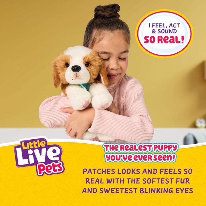 My Really Real Puppy Patches the Beagle, Interactive Realistic Toy Dog with 60+ Sounds and 2-In-1 Bed, Lifelike Puppy for Ages 5+