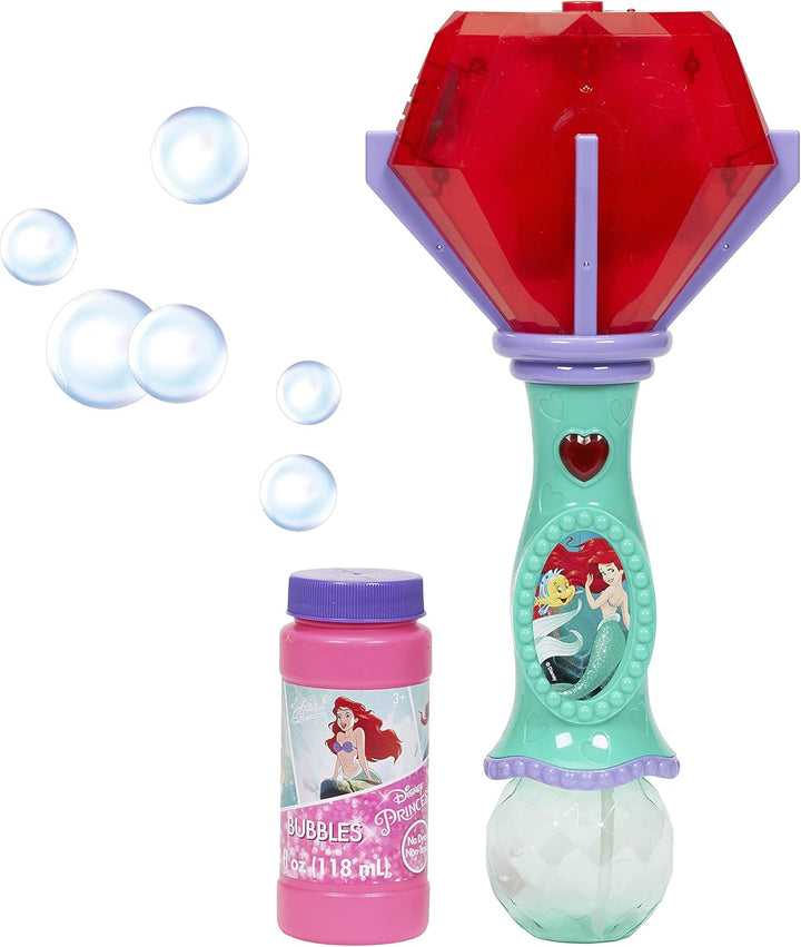 Disney Minnie Mouse Light and Sound Musical Bubble Wand, Includes Bubble Solution, Plastic, Multi (2051)