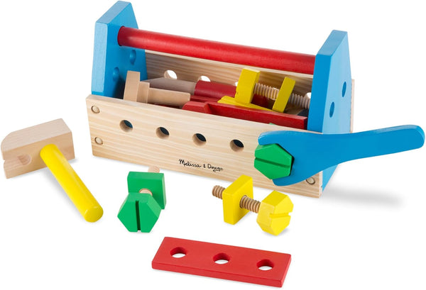 Take-Along Tool Kit Wooden Construction Toy (24 Pcs)