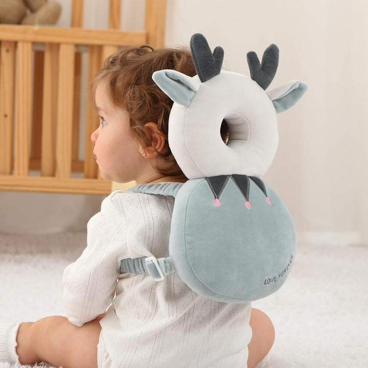 Baby Head Protector Backpack - Soft & Lightweight Head Protection Pillow for Bebe Walking and Crawling