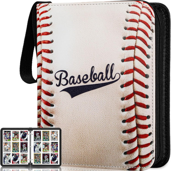 Baseball Card Binder,2024-2025 Sports Trading Card with Sleeves Holder Album,990 Pockets Baseball Card Holder Sheets Display Storage Protectors for Collectors Boys and Girls Gift