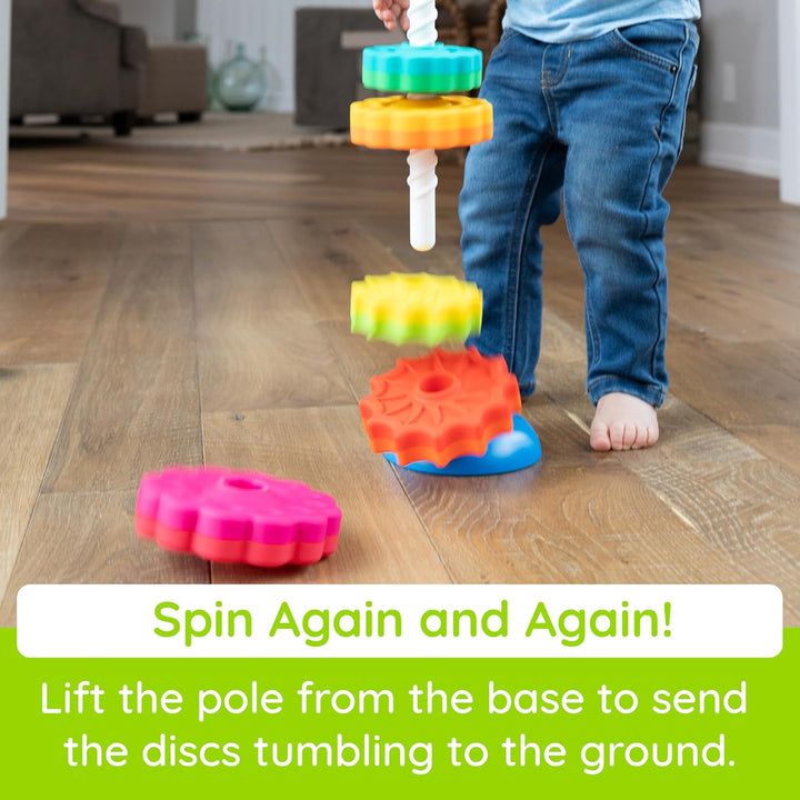 Spinagain, Baby Stacking & Spinning Toys for Toddlers Ages 1+