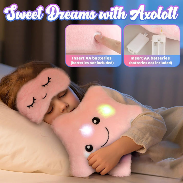 Axolotl Gifts for Girls - Birthday Gifts for Girls Age 4-6 6-8, Axolotl Girls Gifts for Daughter Niece 3 4 5 6 7 8 Year Old, Axolotl Toys for Kids Birthday Christmas Gifts