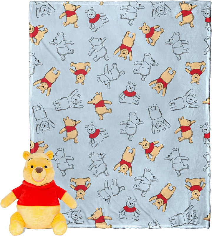 Character Hugger Pillow & Silk Touch Throw Blanket Set, Stuffed Animal for Kids, Newborn Snuggle Toy, 40" X 50", Harry Potter - Hedwig Magic