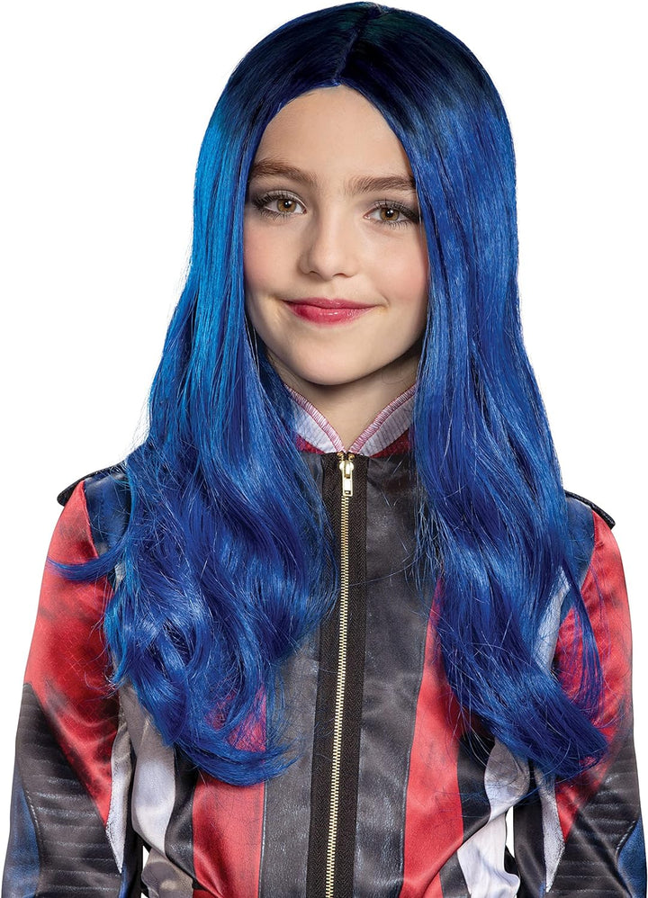 Costume Contemporary Wig, Blue, One Size Child US