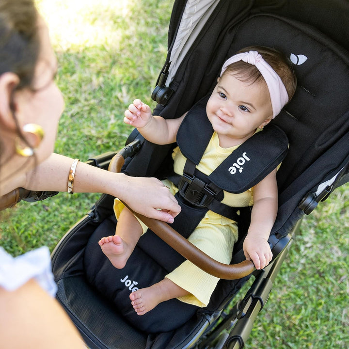 Ginger 4-In-1 Convertible Pramette and Stroller, Height Adjustable Seat, All-Wheel Suspension, Extra Storage – for Newborns and Toddlers (Evergreen)