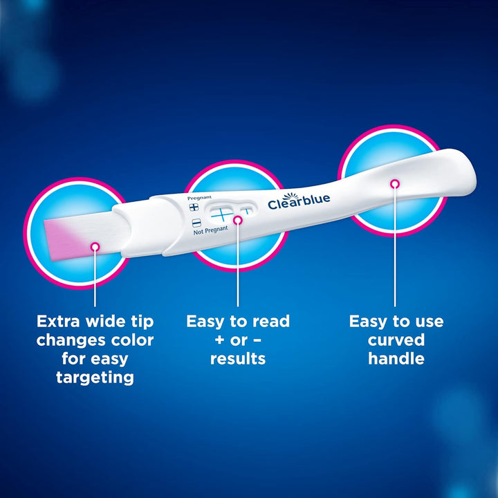 Pregnancy Test Combo Pack, 4Ct - Digital with Smart Countdown & Rapid Detection - Value Pack