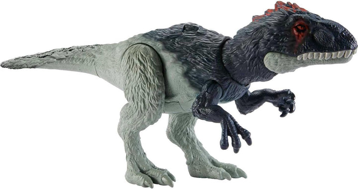Jurassic World Dinosaur Toys with Roar Sound & Attack Action, Wild Roar Posable Figures, Physical & Connected Digital Play