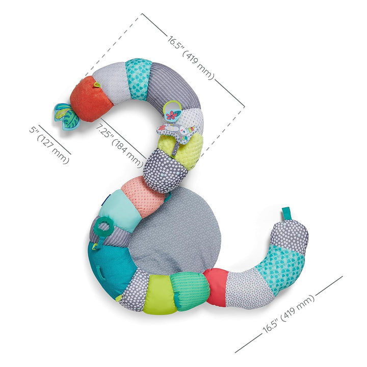 2-In-1 Tummy Time & Seated Support, Baby Floor Seat for Tummy Time & Early Sitting, Soft, Supportive, Engaging Toys, Toucan