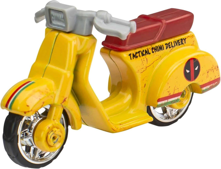 Retro Entertainment Collection,Deadpool Scooter, TV, & Video Games, Iconic Replicas for Play or Display, Gift for Collectors