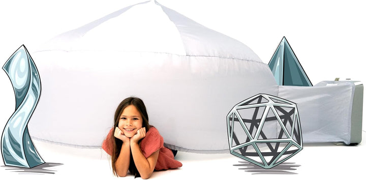 The Original Patented Airfort - Build a Fort in 30 Seconds, Inflatable Fort for Kids, Play Tent for 3-14 Years, a Playhouse Where Imagination Runs Wild, Fan Not Included (Space Shuttle)