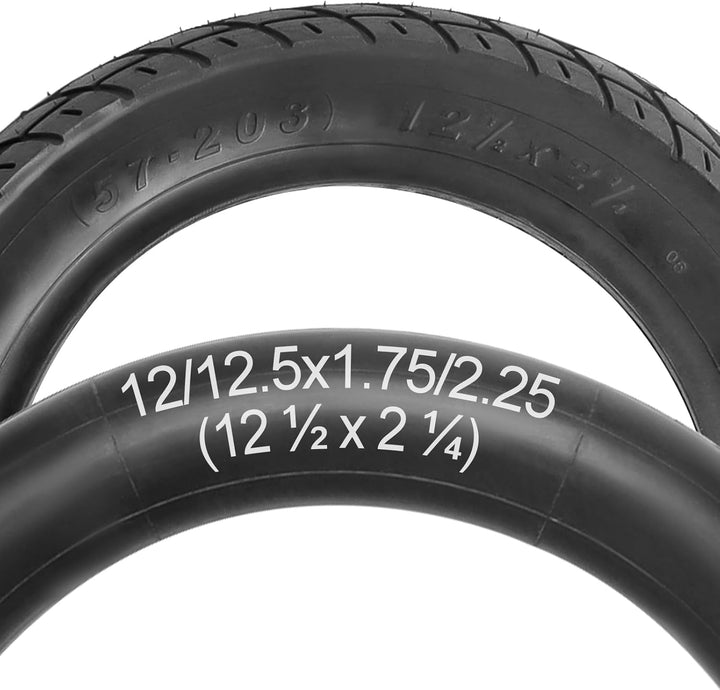 12 1/2 X 2 1/4 Inner Tube and Tire, Heavy Duty Thorn Resistant 12.5'' X 1.75/2.15 Front Wheel Inner Tire Set Compatible with BOB Stroller Revolution Se Pro Flex Jogging Duallie Stroller