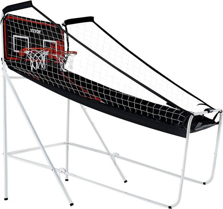 Basketball Arcade Game Indoor, 2 Player Indoor Basketball Game, Home Dual Pop- A-Shot Sport with Balls, 8 Game Modes, Electronic Scoreboard, and Inflation Pump, for Kids, Adults