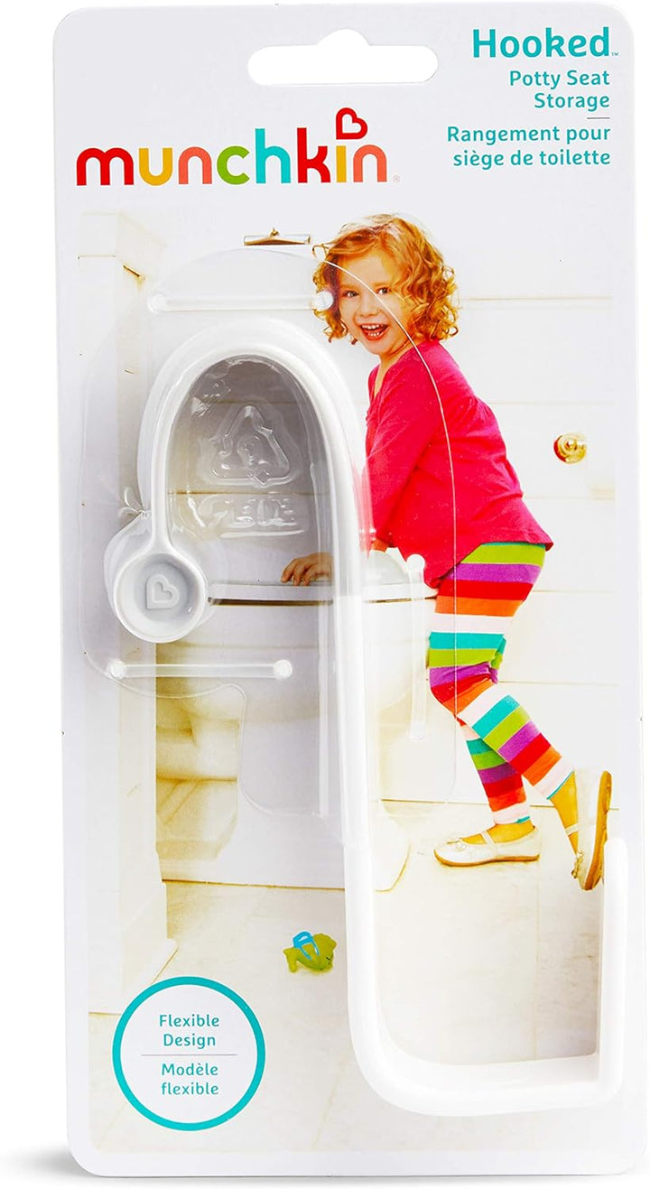 ® Hooked™ Potty Ring Storage Hook, Grey