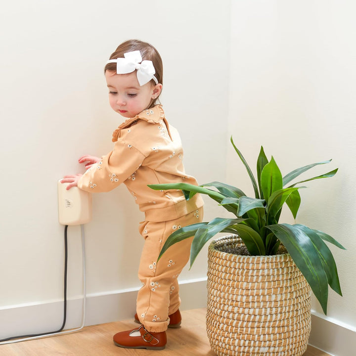 Outlet Cover with Cord Shortener for Baby Proofing