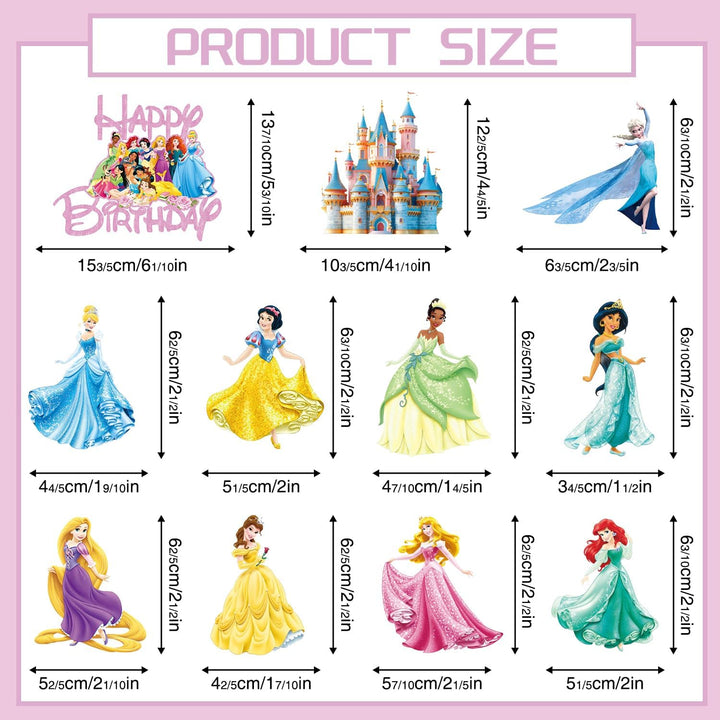 Princess Cake Topper, Princess Cake Decorations Prin Cess Cake Toppers, Fantastic Happy Birthday Prin Cess Cake Topper, Prin Cess Cake Toppers for Girls Birthday Baby Shower Party