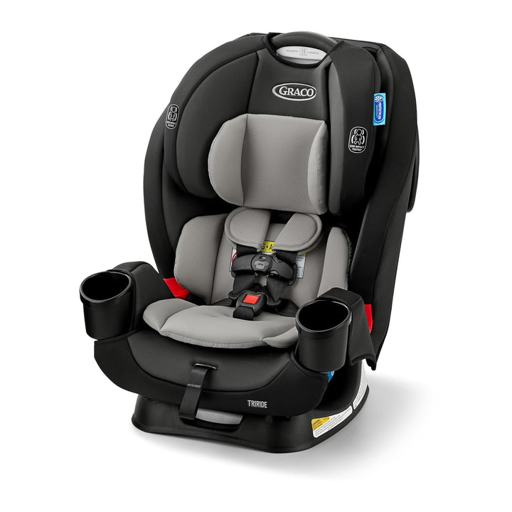 Triride 3-In-1 Reclining Car Seat, Kipling - Rear & Forward Facing Car Seat, Highback Booster, Adjustable Headrest