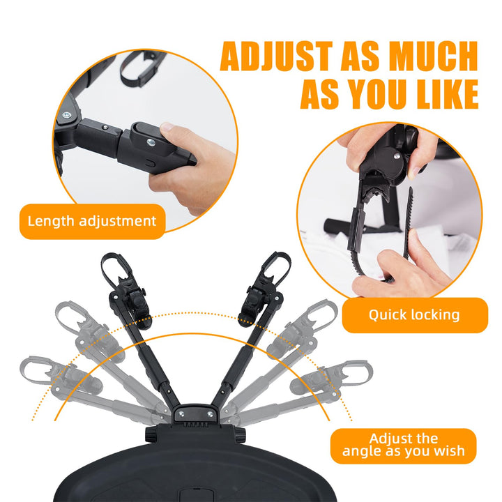 Universal 2-In-1 Stroller Board，Child Rider Stroller Attachment with Saddle Seat and Standing Platform ，Quick and Easy to Use, Safety Design 2025 Upgrade