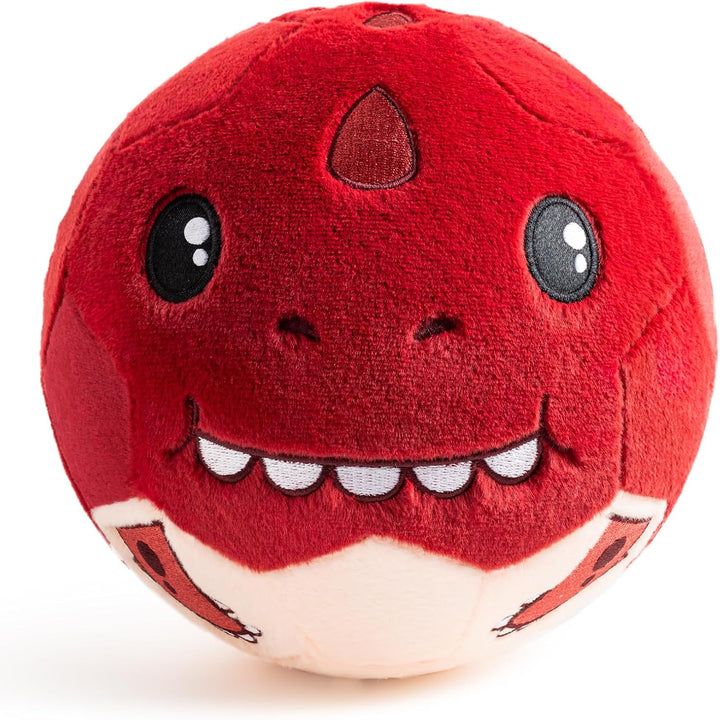 Silent Indoor Soccer Balls for Toddlers 1-3, Inflatable Soft Plush Baby Toddler Soccer Ball Toys Gifts for Kid 3-5 Year Old Boy First Birthday Gift (Dinosaur, Pump Include)