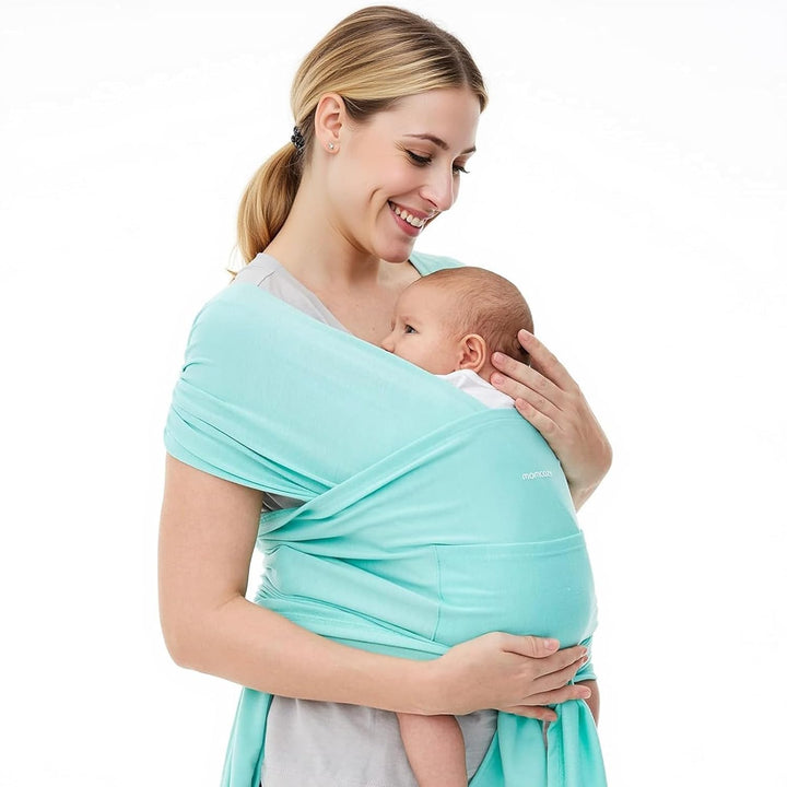 Baby Wrap Carrier, Easy to Wear Infant Carrier Slings, Lightweight Hands Free Baby Sling, Adjustable Baby Carriers for Newborn to Toddler 8-35 Lbs, Black