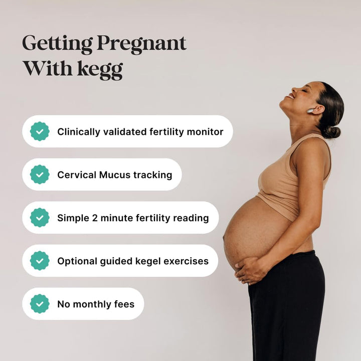 Fertility Tracker + Free Fertility App | Gold | Discover Your Most Fertile Days | No Recurring Costs | Predicts Fertile Window | Helps Exercise Pelvic Floor Muscles