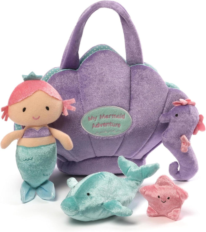 Baby  My First Sports Bag Stuffed Plush Playset, Baby Gift Toys for Boys and Girls Ages 1 & Up, 5 Piece, 8"