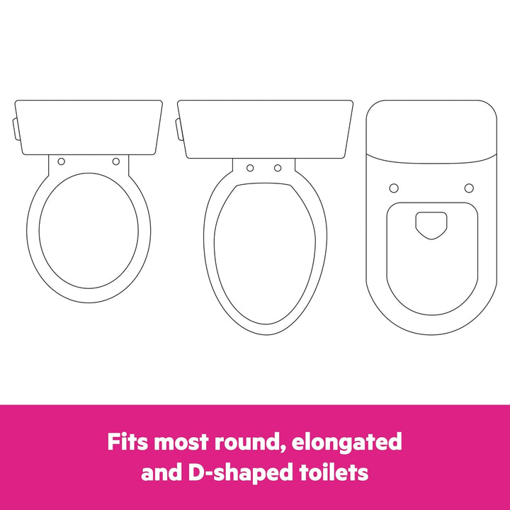 Disney Baby Minnie Mouse Flip & Sit Potty Training Seat, Attaches to Toilet Securely, Space Saving Design Fits Most Toilets